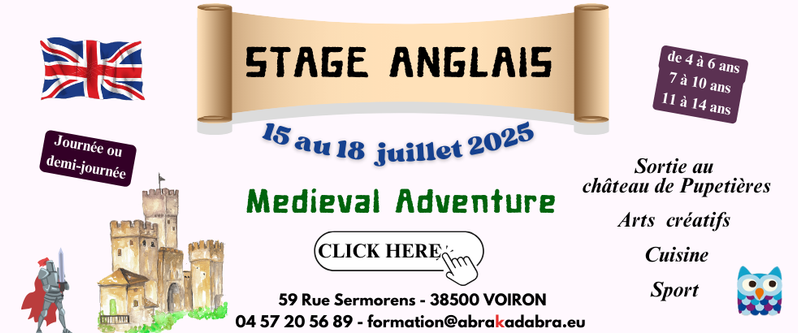Stage Anglais Medieval 